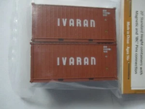 Jacksonville Terminal Company # 205358 IVARAN 20' Standardcontainer N-Maßstab - Bild 1 von 3