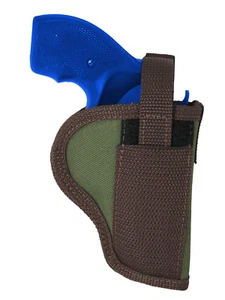 New Barsony Woodland Green OWB Belt Holster for Snub Nose 2" Revolvers - Picture 1 of 6