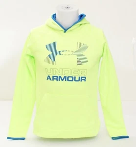 Under Armour Storm Green Hoodie Pullover Hooded Sweatshirt  Youth Boy's NWT - Picture 1 of 5