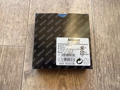 Nikon C-PL460 Built-in Circular Polarizing Filter Black New in Box from Japan - Image 1 of 4