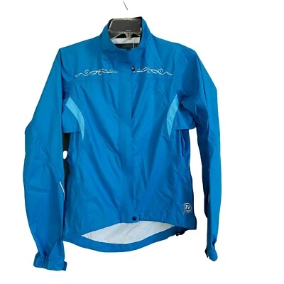 Chaqueta de ciclismo reflectante Novara unisex talla XS azul Foto 1 de 4