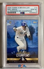 2020 Topps X Ben Baller Will Smith #15 Dodgers World Series Champions  