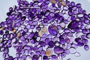 Ametrine Amethyst" 250 Crt Wholesale Lot Top Quality Natural Cabochon Gemstone - Picture 1 of 9