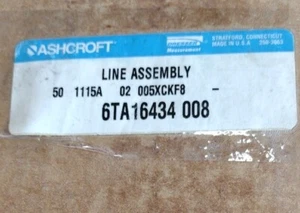 ASHCROFT DURAGAUGE  6TA-16434-008 6TA16434 008 -NEW, 30 DAY WTY (O1) - Picture 1 of 3