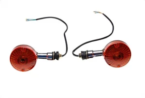 Par de intermitentes delanteros KR para SUZUKI GN 125 1991-1999 GN 250 GS 125 - Imagen 1 de 3