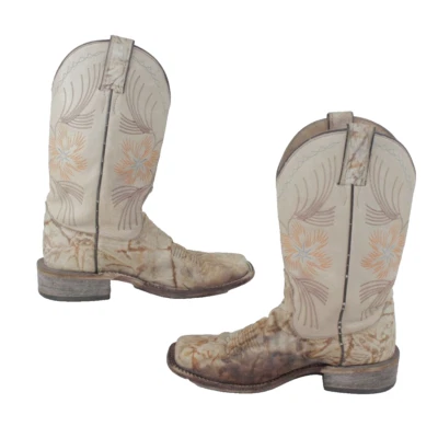 Botas occidentales Nocona Desert Flower camufladas bordadas para hombre talla 6,5B Foto 1 de 4