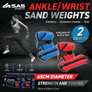 PK2 Ankle Wrist Training Sand Weights Bag GYM YOGA Fitness Equipment Leg Straps - Picture 1 of 4
