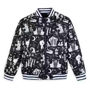 NWT Disney Varsity Jacket Nightmare Before Christmas Jack Kids SZ 7/8 - Picture 1 of 3