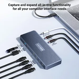 ACASIS Thunderbolt 4 Capture Card Dockingstation 4CH HDMI2.0 DP Loop Out TV003 - Bild 1 von 14
