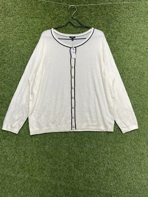 Cárdigan Talbots para mujer 3XL mezcla de cachemir botón delantero informal elegante años 90 Foto 1 de 4