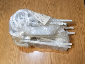 New 2inch PVC J Hooks with nails QTY 25 - Picture 1 of 4