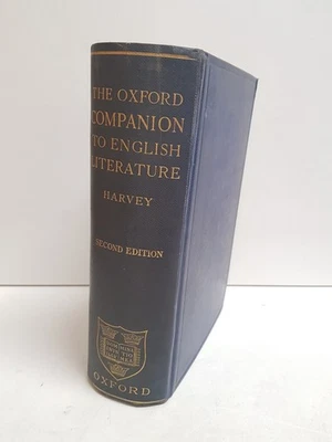 The Oxford Companion to English Literature 2nd Edition 1937 by Sir Paul Harvey - Image 1 of 4