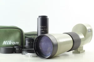 ⏯️[Exc+4 w/Case] Nikon Fieldscope Field Scope D=60 P Eyepiece 20x 40x From JAPAN - Picture 1 of 16