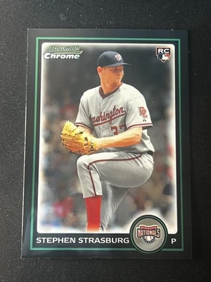 Bowman Draft Picks & Prospects 2010 #BDP1 Stephen Strasburg cromo Foto 1 de 2
