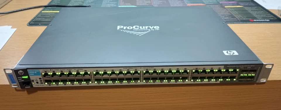 HP ProCurve 2510G-48 48-Port Managed Gigabit Switch With 4 SFP Ports HP J9280A - Immagine 1 di 4