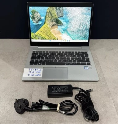HP EliteBook 850 G5 Core i5-8th Gen 15.6" Laptop 16GB RAM 256 GB SSD Windows 11  - Image 1 of 4