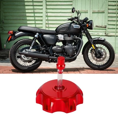 AUXITO Aluminio Gas Moto Combustible Rojo Tapa Tanque Gas 51-54mm Accesorios Coche Foto 1 de 4