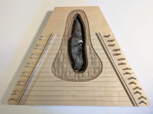 Eagle Spirit Lap Harp - TK O'Brien's Handcrafted Birch with accessories - Picture 1 of 19