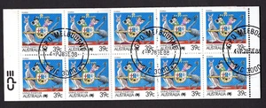 1988 Australia 39c Tourisn Stamps CTO in Booklet - Picture 1 of 1