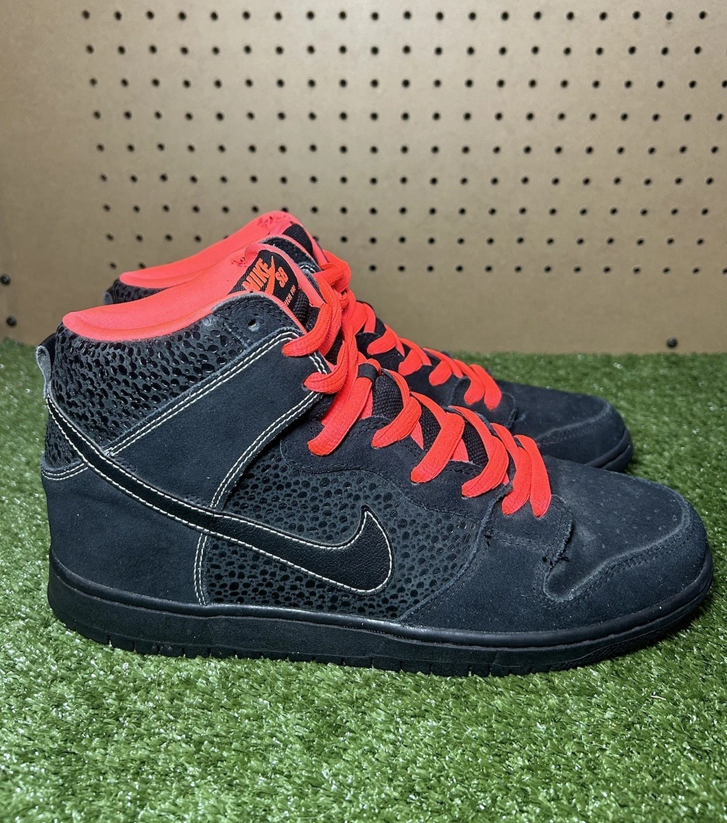 Nike Dunk Pro SB High Black Atomic Red for Sale | Authenticity