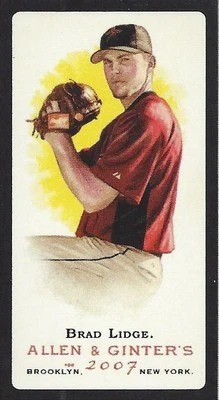 2007 Topps Allen and Ginter Mini Black No Number #83 Brad Lidge - BB - Image 1 of 2