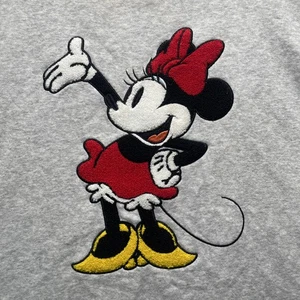 Sudadera Pullover Bordada Minnie Mouse Gris Brezo Disney. Mujer XL - Imagen 1 de 10