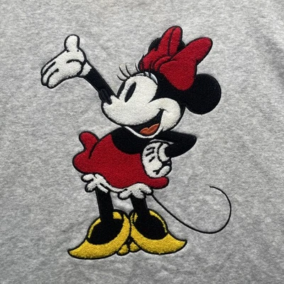 Sudadera Pullover Bordada Minnie Mouse Gris Brezo Disney. Mujer XL Foto 1 de 4