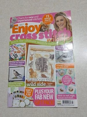 Enjoy Cross Stitch Magazine Wildlife Collection 73 Charts - Image 1 of 4