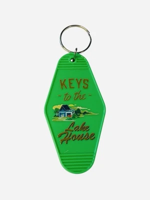 Llavero “Keys To The Lake House” Color Verde Cálido Old School Motel Foto 1 de 3
