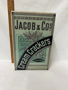 Vintage Jacob & COs Cream Cracker Tin T-41 - Picture 1 of 9