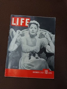 Vintage Life Magazine November 8, 1937 - Picture 1 of 3