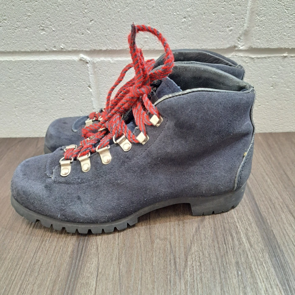 Vasque Botas Azul Gamuza Senderismo Botas De Colección Para Hombre Hechas en Italia talla 5N Foto 1 de 4