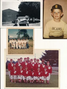 LOT #3 - 4 PHOTOGRAPHS OF BASEBALL CHILDREN - MARTIN - McDONALD - RICE FAMILIES - Picture 1 of 6