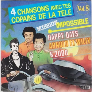 TV OST MISSION IMPOSSIBLE / HAPPY DAYS / ARNOLD & WILLY/ K 2000 FRENCH 45 SINGLE - Picture 1 of 1