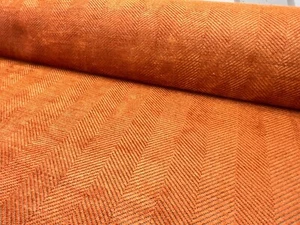 Romo fabric Kendal Henna 140 cms curtain blind upholstery material chenille rust