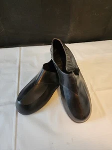 Vintage Herren Stretch Gummi Galoschen Regenüberschuh XL 13,5 Zoll Unterteil Slipper - Bild 1 von 13