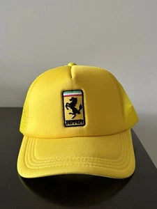 Ferrari Formula 1 Cap Yellow Adjustable - Picture 1 of 3