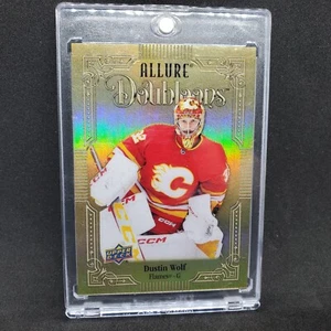 Dustin Wolf Rookie Doubloons SSP 2023-24 Upper Deck Allure DB-42 Calgary Flames - Picture 1 of 3