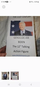 ONE OF A KIND 12" TALKING JOE BIDEN ACTION FIGURE - Picture 1 of 2
