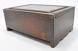 Antique Wooden Kitchenware Spice Box Original Old Hand Crafted - Picture 1 of 7