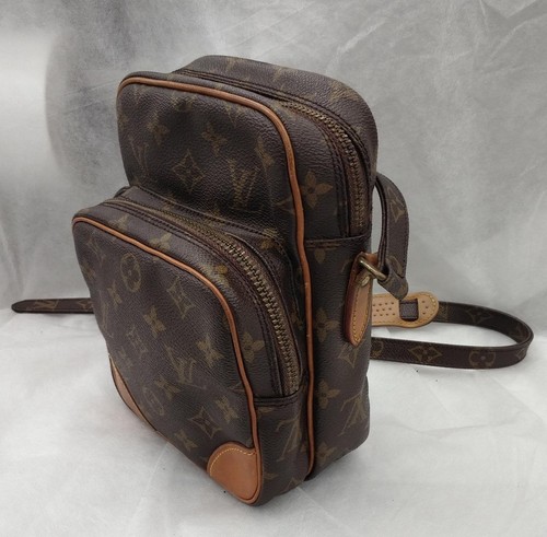 LOUIS VUITTON（LV） AUTENTICA Borsa a tracolla Louis Vuitton M45236 Amazon Monogram Tela Marrone