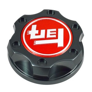 Gunmetal Oil Filler Engine Cap Racing Billet TEQ Emblem For Toyota Scion Lexus