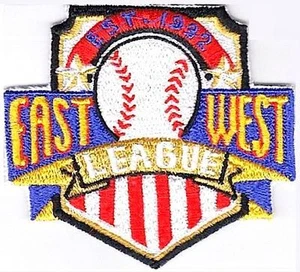 Baseball Negro League Cuba & USA East West League National Crest 3.5 X 3.75 inch - Bild 1 von 1
