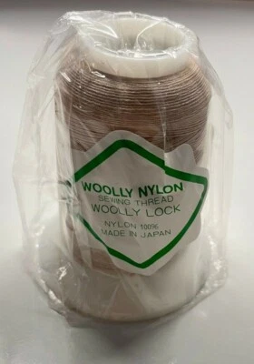 Sewing Thread Color  ECRU Nylon Lock 1000M tan Brown - Image 1 of 4