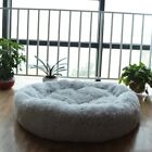 XL XXL Dog Beds Calming Round Cozy Nesting Anti-Anxiety Fluffy Dia 80,90cm