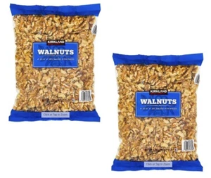 2 Pack Kirkland Extra Fancy Signature Walnuts 6 Pounds (2X 3lbs) US #1 Grade - Picture 1 of 3