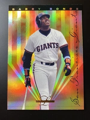 '90s Vintage 1995 Leaf Limited GOLD INSERT #4 Barry Bonds Baseball Card! Giants - Image 1 of 2