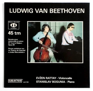 "RATTAY Beethoven Cello Sonate Nr. 3 Französisch 1978 Sarastro SAR 7822 45 RPM 12" - Bild 1 von 4