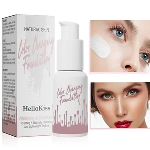 Color Changing Foundation Base Nude Face Liquid Cover Concealer Flawless Full... - Picture 1 of 9
