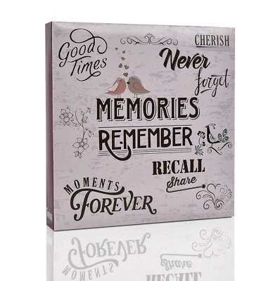 Arpan 4x6 Large Slip In Photo Album with different Cover Design Holds 500 Photos - Image 1 of 4